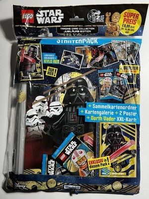 Blue Ocean LEGO Star Wars Trading Card Jubiläum Starterpack DE Goldkarte