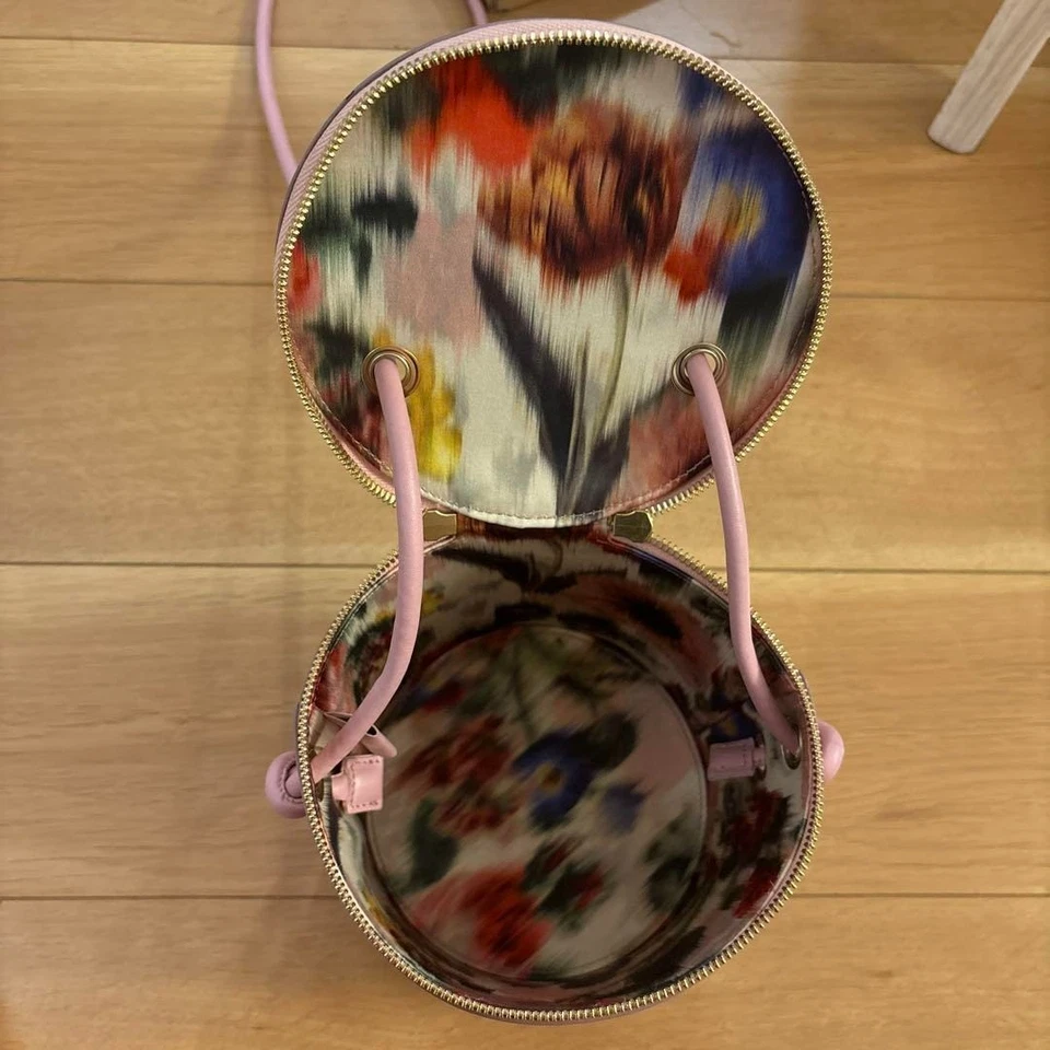 Meli Melo Bucket Shoulder Bag Handbag Purse Leather in Pink USED Special Edition - Image 3 of 4