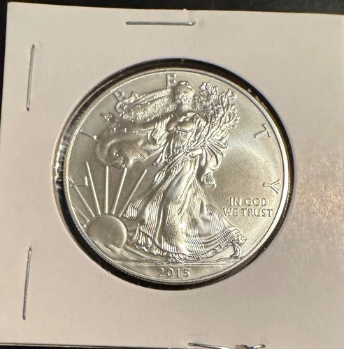 2015 $1 Silver American Eagle  1oz BU