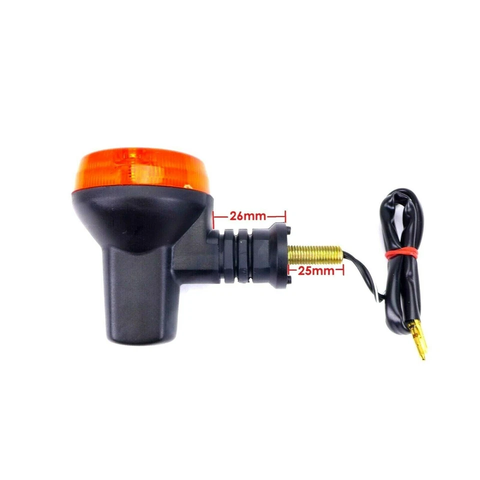 Short Stem Turn Signal For Kawasaki KLR650 - KL650 87-07 23037-1204 / 23037-0055 - Image 2 of 4