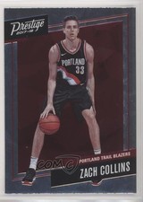 2017-18 Panini Prestige Micro Etch Rookies Zach Collins #10 RC 7ka