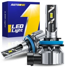 AUTO H11 LED Headlight Conversion Kit Low Beam Bulbs Super Bright 6500K White N