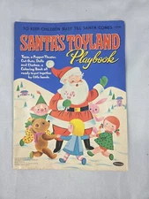 Vintage Santa Claus Playbooks Paper Dolls Christmas Whitman 1962 Uncut Unused