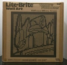 Lite Brite Wall Art Transformers - 16" x 16" - 6000 Pieces - Brand New SEALED