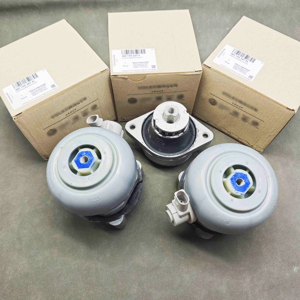 3X Sensor Engine Mount Kit 4E0199381FL 4E0199381FN 4E0199267S for Audi S8 A8 Foto 4 de 4
