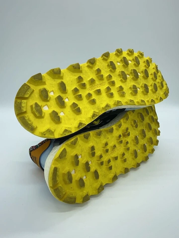 Men 9.0US Adidas Pw Solar Hu Nmd/Pharrell Williams Human/Blu - Image 4 of 4