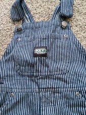Key Overalls Striped Conductor Toddler 4T Outdoor Farm Play Tractor Fun