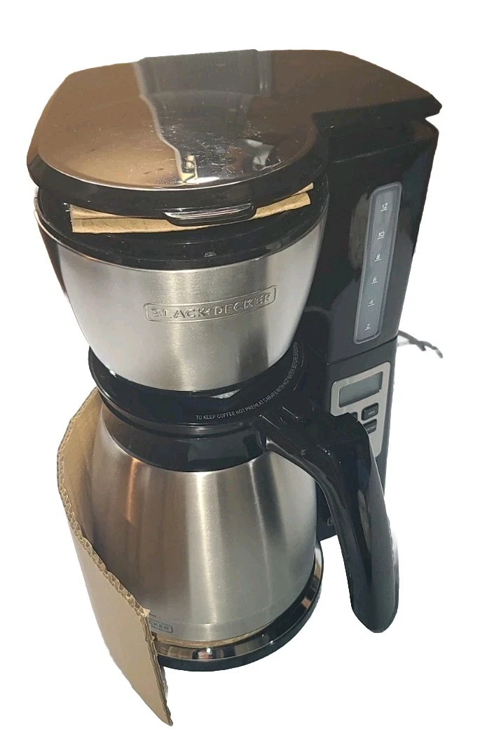 BLACK+DECKER CM2046S 12-Cup Thermal Coffee Maker | Vortex Technology