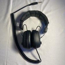 Bounty Hunter Metal Detector Stereo Headphones with Adadpter Mono/Stereo Vtg