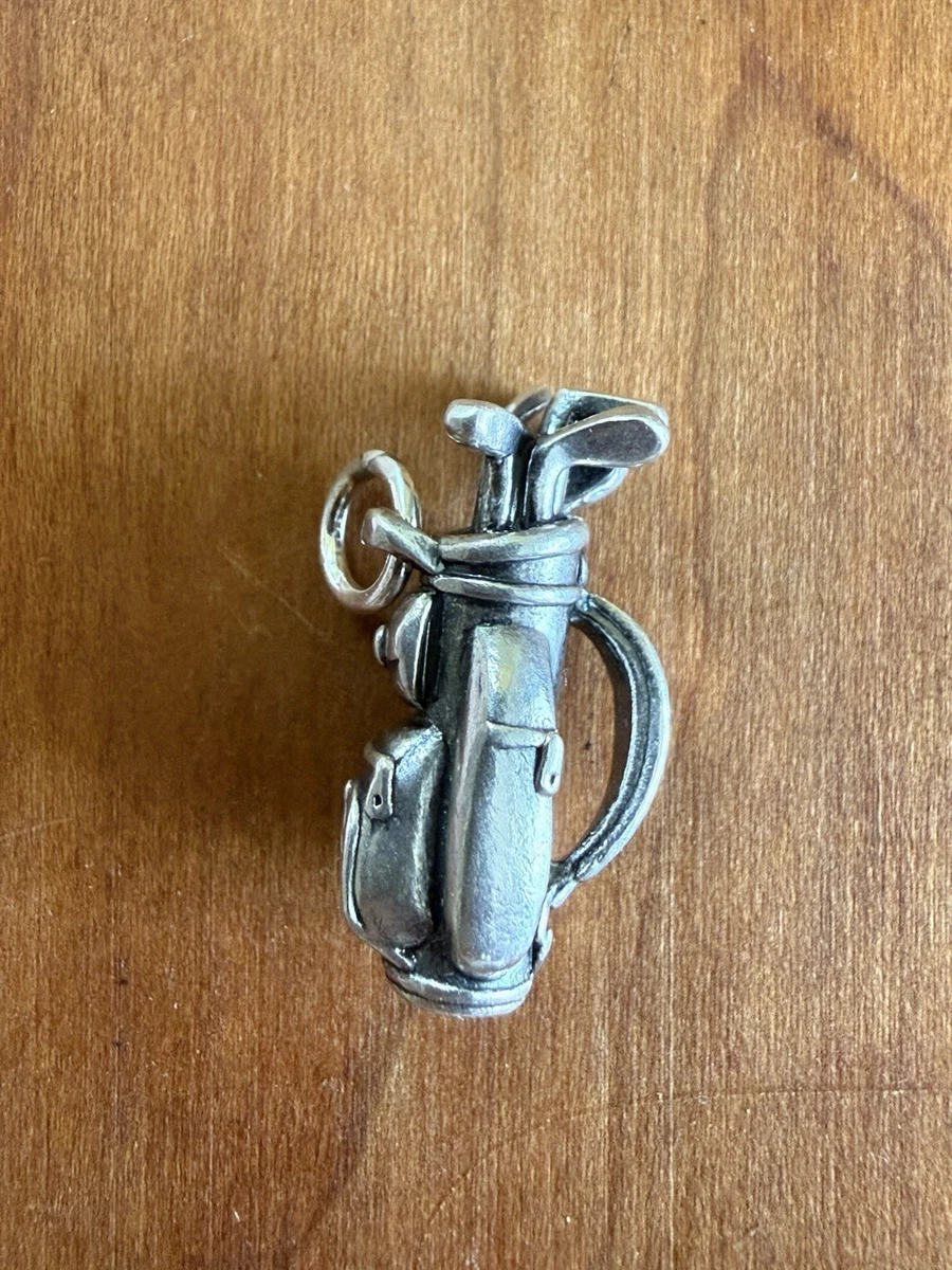 James Avery 3D Golfbag-Anhänger, Sterlingsilber - ZURÜCKGENOMMEN