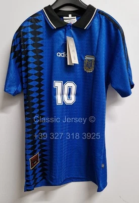 CLASSIC JERSEY Jersey Argentinien Weltmeisterschaft 1994 USA Diego Armando Maradona Messi 10