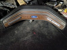 80-86 Burl Wood Grain Steering Wheel Horn Pad Wcruise F150 F250 F350 Bronco Bh