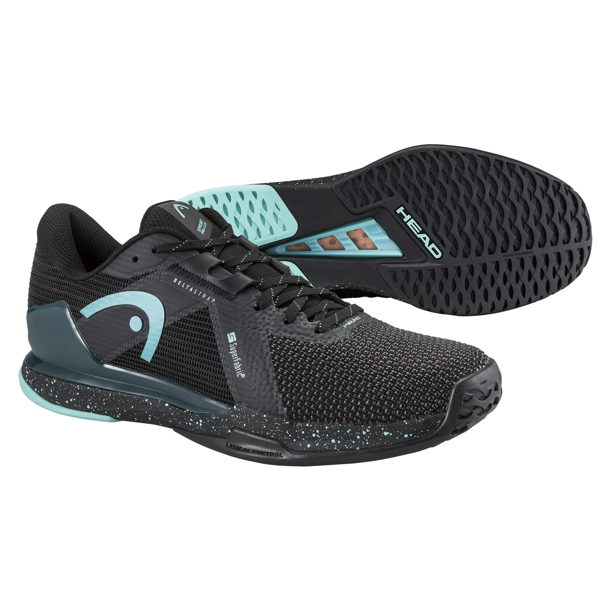Chaussures Head Revolt Evo Aize - Tennis/Pickleball Homme - Taille 8.5 - Noir/Jaune - Neuves