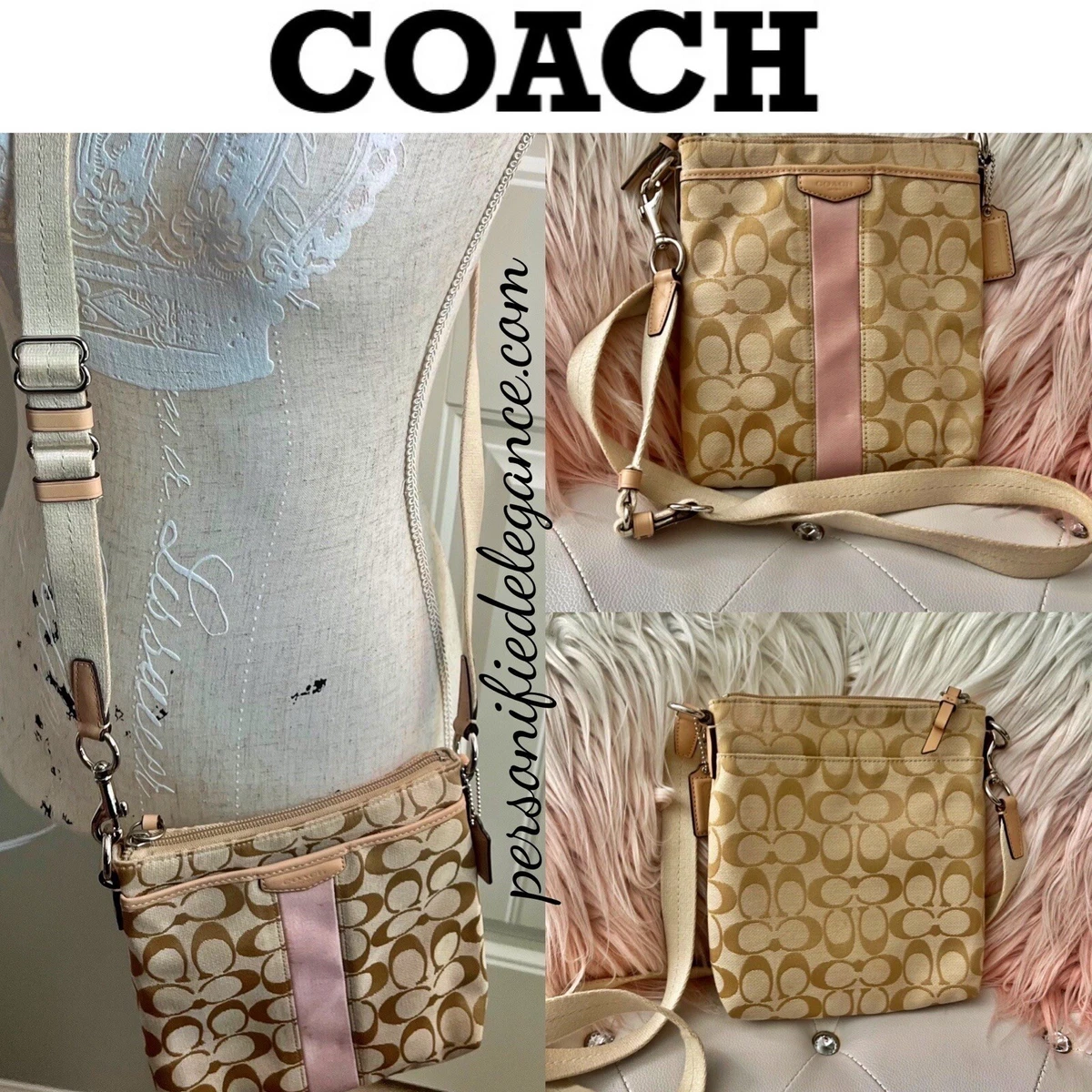 Coach Brown/Black Signature Coated Canvas and Leather Flight Messenger Bag  Coach | TLC