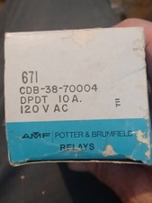 Potter and Brumfield CDB-38-70004 0.6 to 60s time delay relay/New in orig. Box