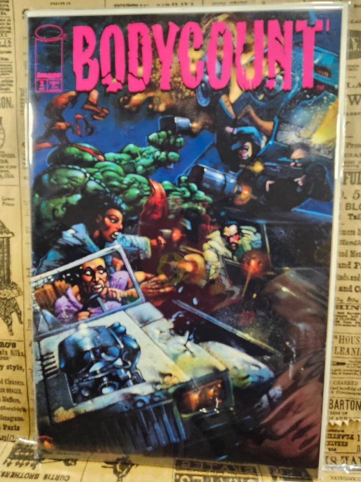 Bodycount #1-4 Imagen Cómics Completo Carrera Completa Teenage Mutant Ninja Turtles Casi Nuevo+ Foto 3 de 4