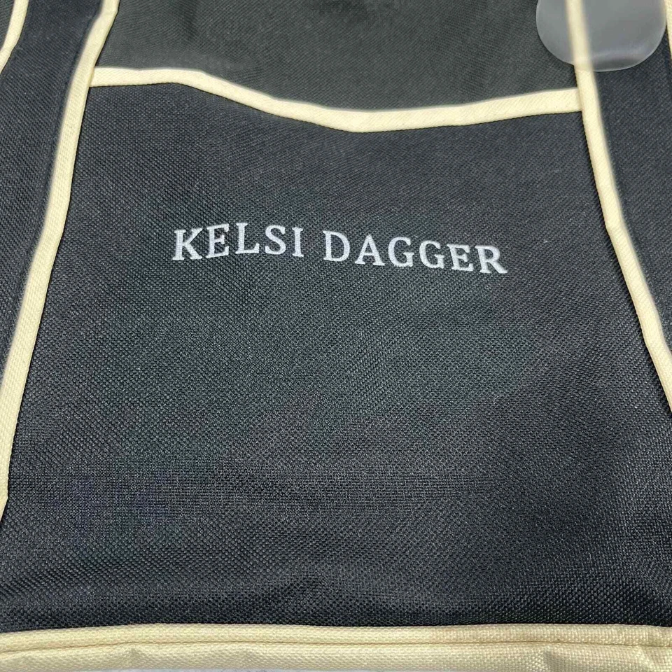 Bolso de Mano Kelsi Dagger para Mujer Negro Crema Lona Doble Asas Informal Foto 3 de 4