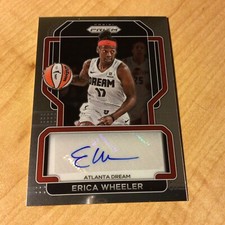 2022 panini Prizm WNBA Signatures Auto Erica Wheeler #SG-EWL Dream