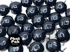 10 Toadstool Ned Rig Jig Heads Shroomz Style VMC Owner Black Nickel Fishing Hook