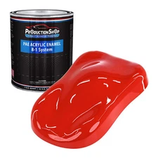 ProductionShop 1 Quart High Gloss Bright Red Acrylic Enamel Auto Paint