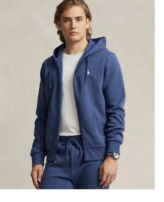 Polo Ralph Lauren Double Knit Zip Hoodie Jacket 4XLT 4XL Tall NWT Polo Ralph Lauren Double Knit Zip Hoodie Jacket 4XLT 4XL Tall NWT