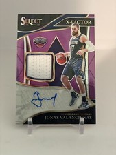 2021-22 Select X-Factor Memorabilia Signatures #1 Jonas Valanciunas Auto  23/99