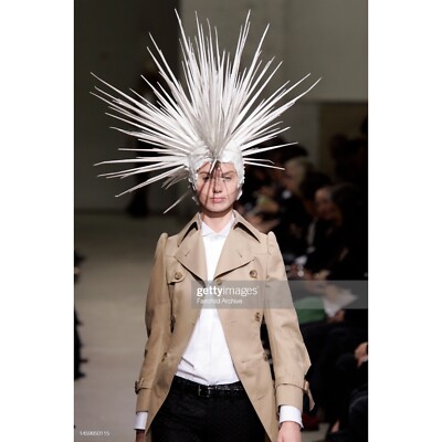ジャケット JUNYA WATANABE Women Jackets JOJ015 2 WHITE JUNYA WATANABE Spring Summer 2006 Asymmetric Short Trench