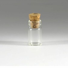 Wholesale Lots Small Glass Bottles 0.5ml--10ml Empty Clear Vials with Cork
