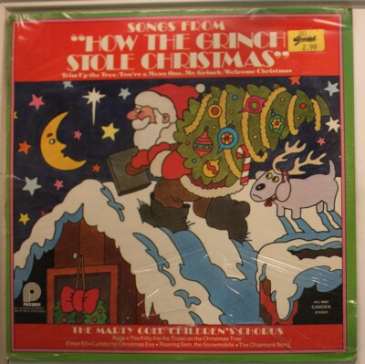 The Marty Gold Childrens Chorus LP Songs From How the Grinch Stole Christmas