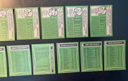 1978 Topps Football HOF Lot - Stallworth #320 RC Lambert #165 Blount #475 - Picture 5 of 11