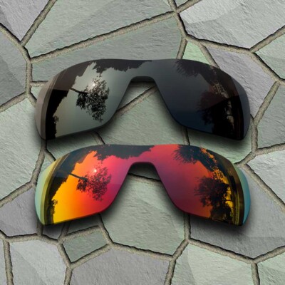 Black&Violet Red Polarized&Anti-scratch Lenses Replacement For-Oakley Offshoot