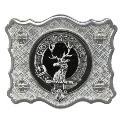 Art Pewter Forbes Clan Crest Gürtelschnalle Buckle - 25 Scottish