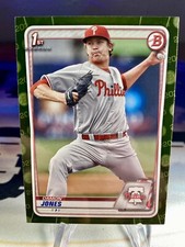 2020 Damon Jones Bowman Baseball Paper Camo 1st Bowman #BP-65 Phillies