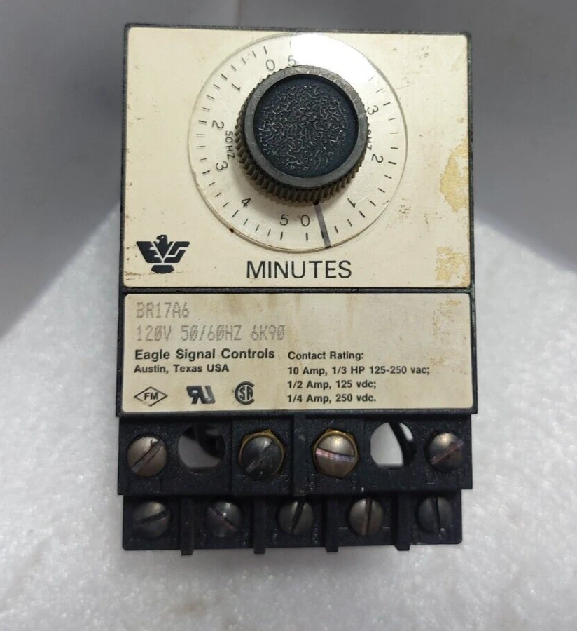 Eagle Signal Controls BR17A6 Wash Timer 120V 50/60Hz 6k90 - Image 2 of 4