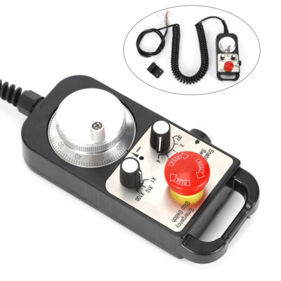 4 Achsen CNC Handsteuerung MPG Pendant Erweiterbar Handrad Universal + Not-Aus~