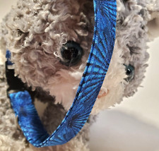 Cat Collar Handmade - Shell Pattern Blues...For The Beach Cat