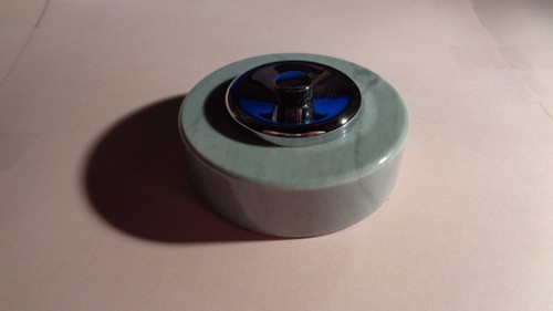 SONNETTE RONDE MARBRE GRIS VEINE - N° S75 - Imagen 4 de 6
