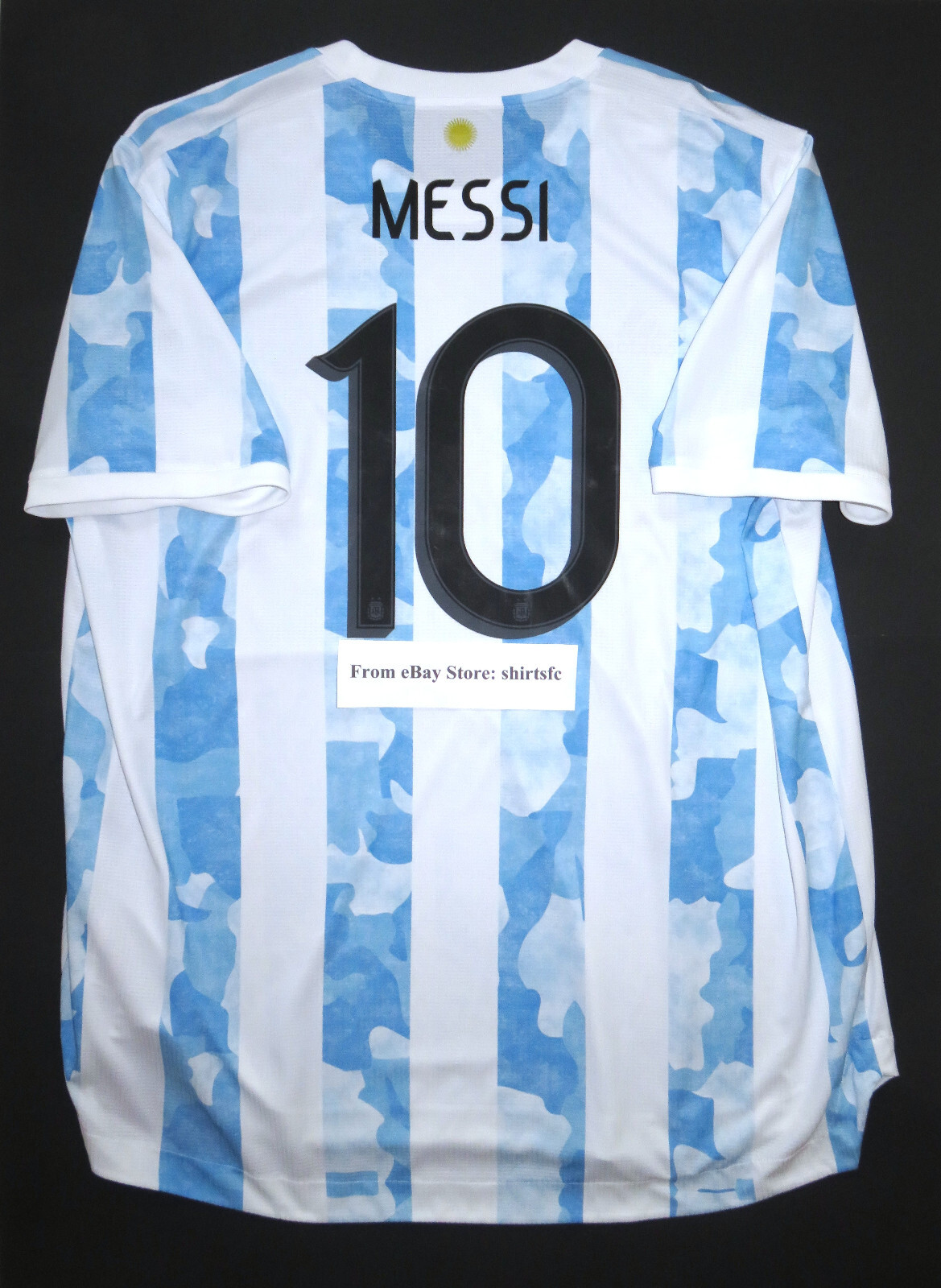2021-2022 Adidas Argentina Messi Authentic Heat.Rdy Jersey Shirt Copa America