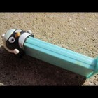 Penguin PEZ Candy Dispenser Light Blue Toboggin Hat Preowned Dirty Collectible — photo 8