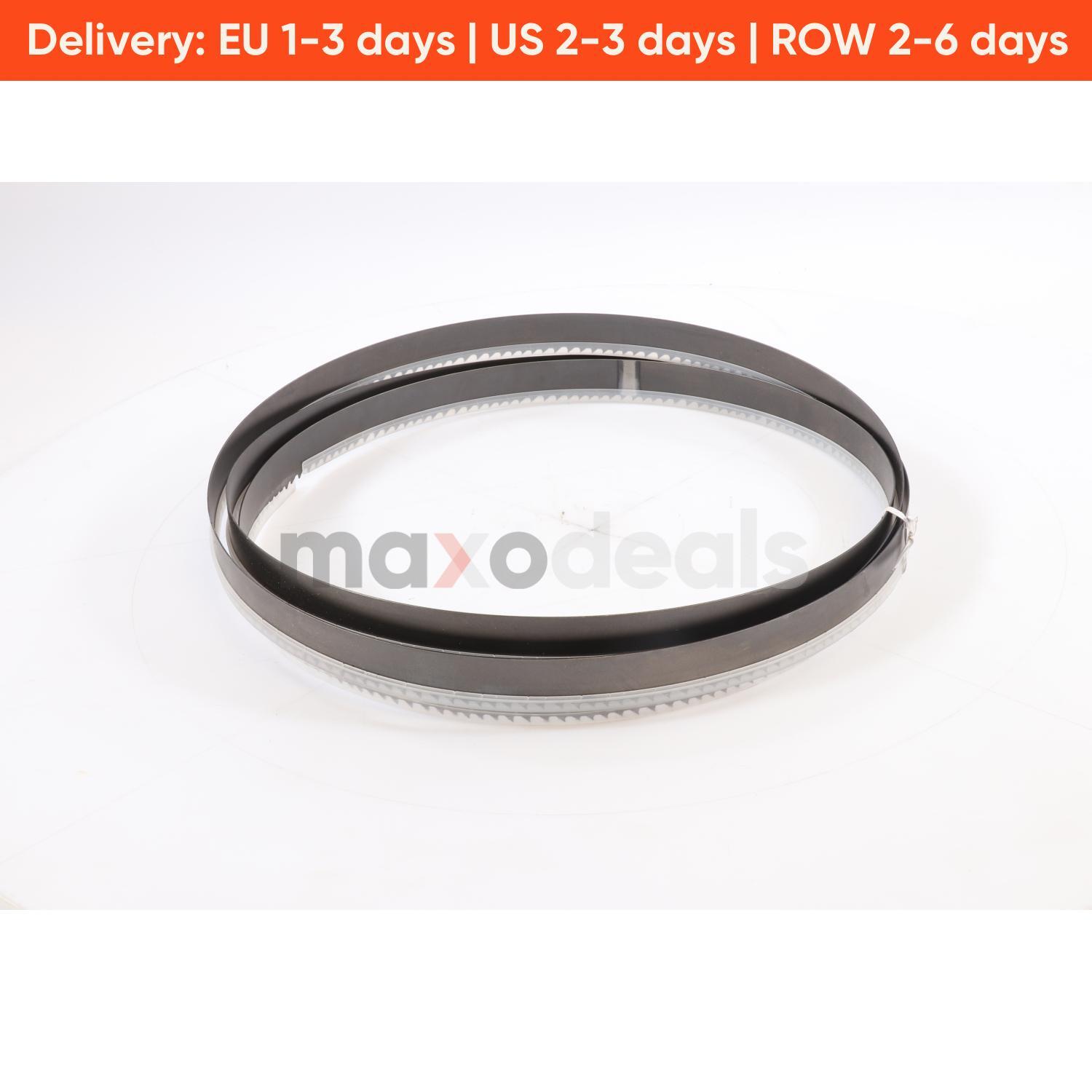 Lenox 14 To 18 TPI, 10' Long X 1/2" Wide X 0.025" Thick, Welded Band Saw Blade Bi-Metal, Toothed Edge, Wavy Tooth Set, Flexible Back, Contour Cutting