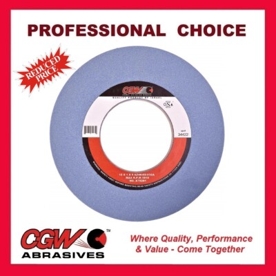 CGW 12 X 1 X 5 T-1,Premium Blue Aluminum Oxide Tool Room Surface