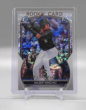2023 Bowman Wilber Sanchez 1st Bowman Chrome Speckle 88/299