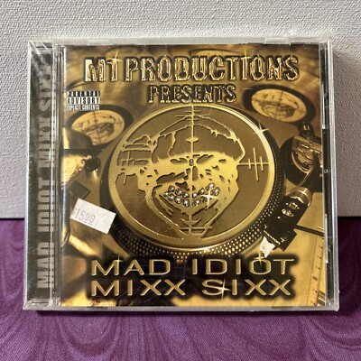 M1 PRODUCTIONS - MAD IDIOT MIXX SIXX Gangsta Rap Promo CD RARE SEALED