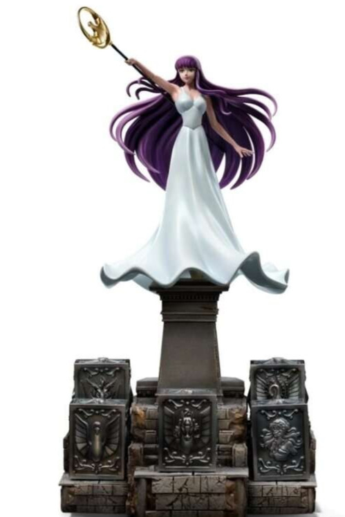 Saint Seiya Lady Isabel Athena Saori Kiddo Deluxe Statue Iron Studios Sideshow
