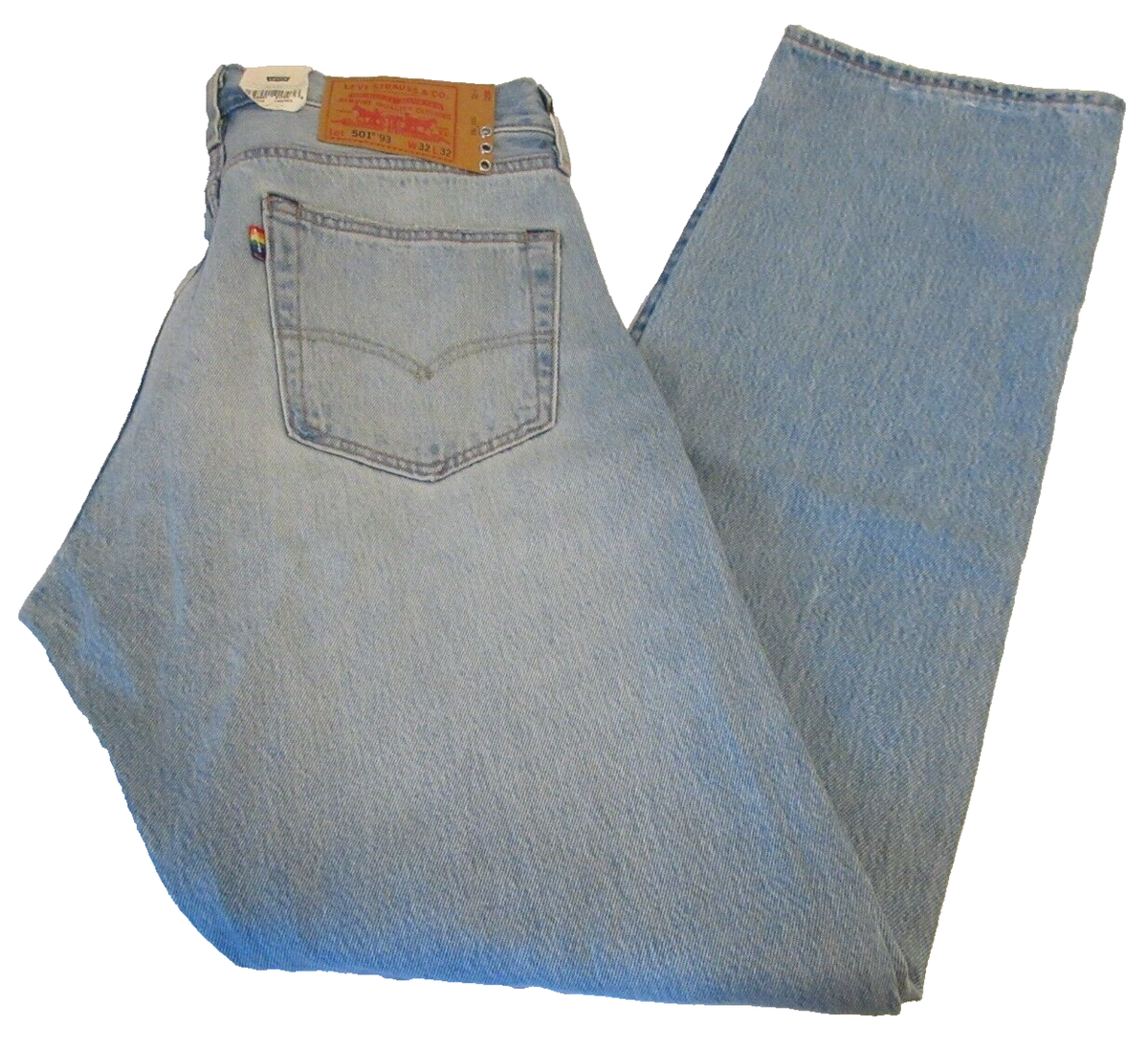 Levi's 501 Men's '93 Straight Fit 100% Cotton Denim Blue