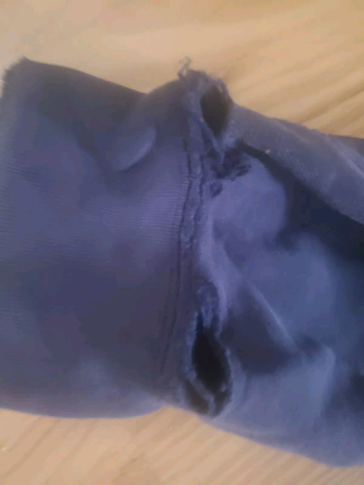 PONY Polo Ralph Lauren Uomo Felpa Trashed Taglia XL Colore Blu Rosso Fori Cavallo