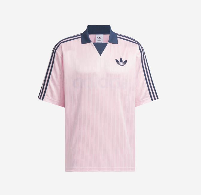 Adidas Originals Collared Goalie Top Clear Pink Asian Sizing