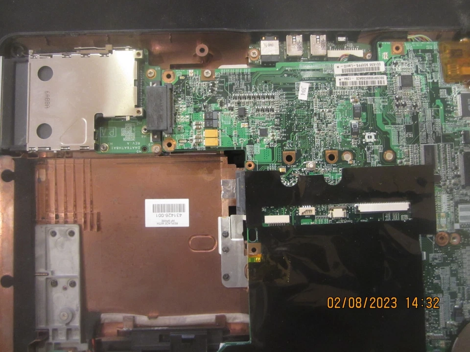 HP PAVILION DV6000 DV6100 DV6200 DV6300 SOCKET MPGA478MT MOTHERBOARD 434723-001 - Image 3 of 4