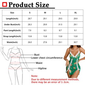 Sexy Christmas Lingerie Women's Dress Lace Deep V-NeckBabydoll Sleepwear