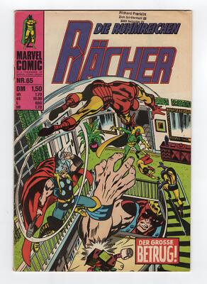 1969 MARVEL AVENGERS #66 1ST APP OF ADAMANTIUM & ULTRON-6 RARE GRAIL KEY GERMAN